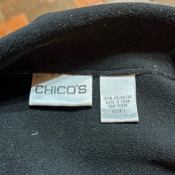 Chico’s size 1 equivalent to size 3 probably. Brown and black casual jacket - Picture 5 of 5